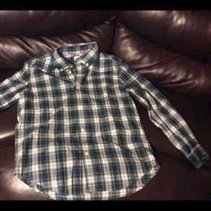 J Crew plaid button down shirt